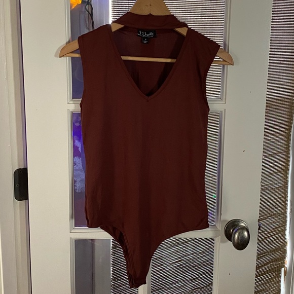 J for Justify Tops - EUC Sz M J for Justify choker bodysuit